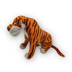 2002 Hasbro Jungle Book Shere Khan Tiger Plush Disney Stuffed Plush 7402/7406